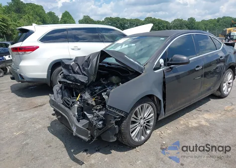 2013 Buick Verano Leather Group from USA, damaged, VIN 1G4PS5SK4D4122374